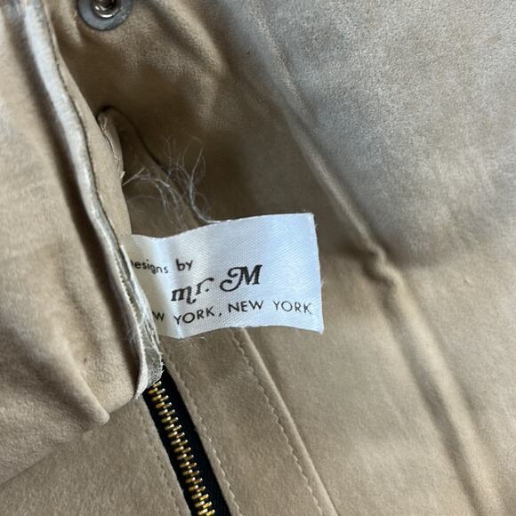 Vintage 80s Mr. M of New York Faux snakeskin yellow envelope shoulder bag purse - Picture 9 of 10